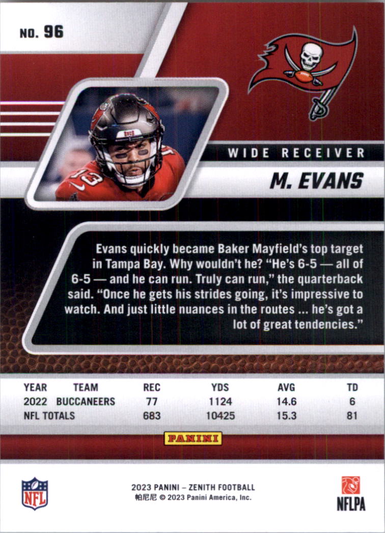 2023 Zenith Football Card Pick (Base)