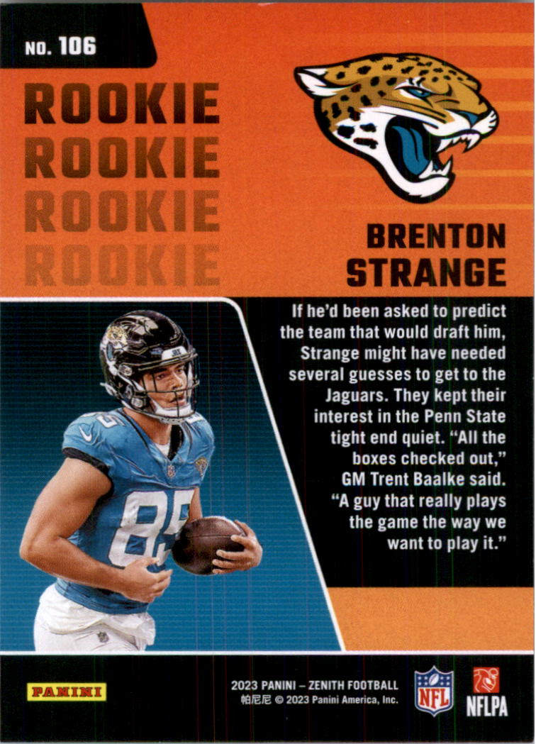 2023 Zenith Football Card Pick (Base)