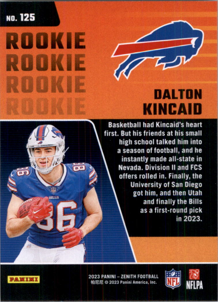 2023 Zenith Football Card Pick (Base)