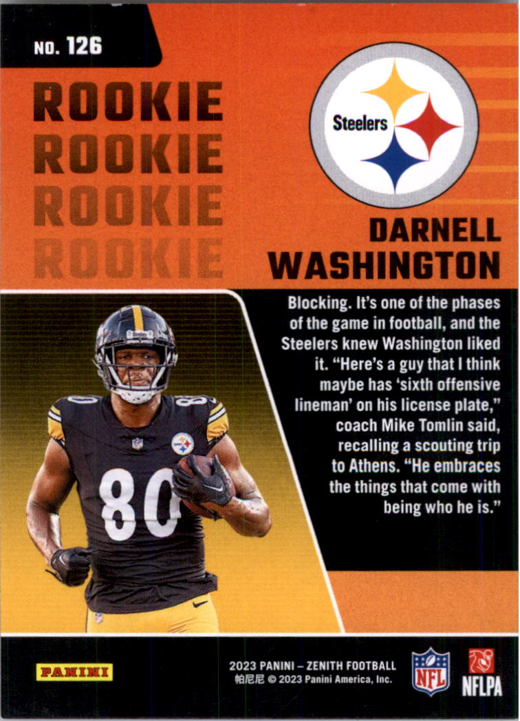 2023 Zenith Football Card Pick (Base)