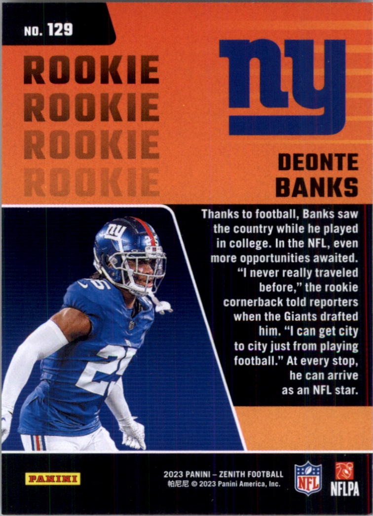 2023 Zenith Football Card Pick (Base)