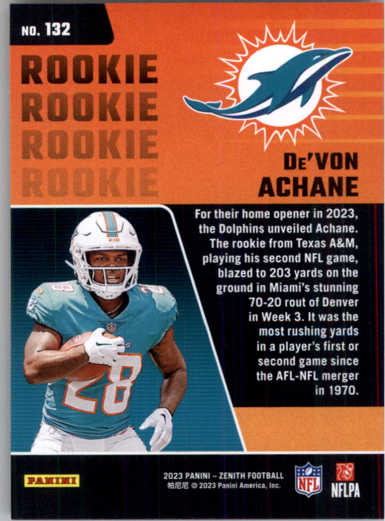 2023 Zenith Football Card Pick (Base)