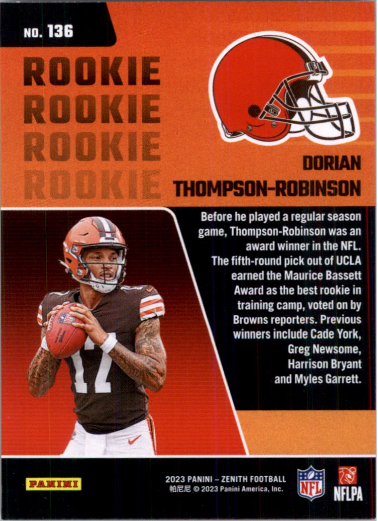 2023 Zenith Football Card Pick (Base)