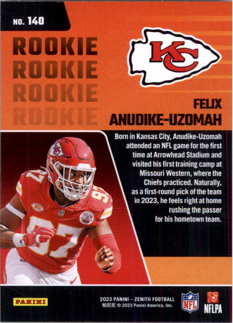 2023 Zenith Football Card Pick (Base)