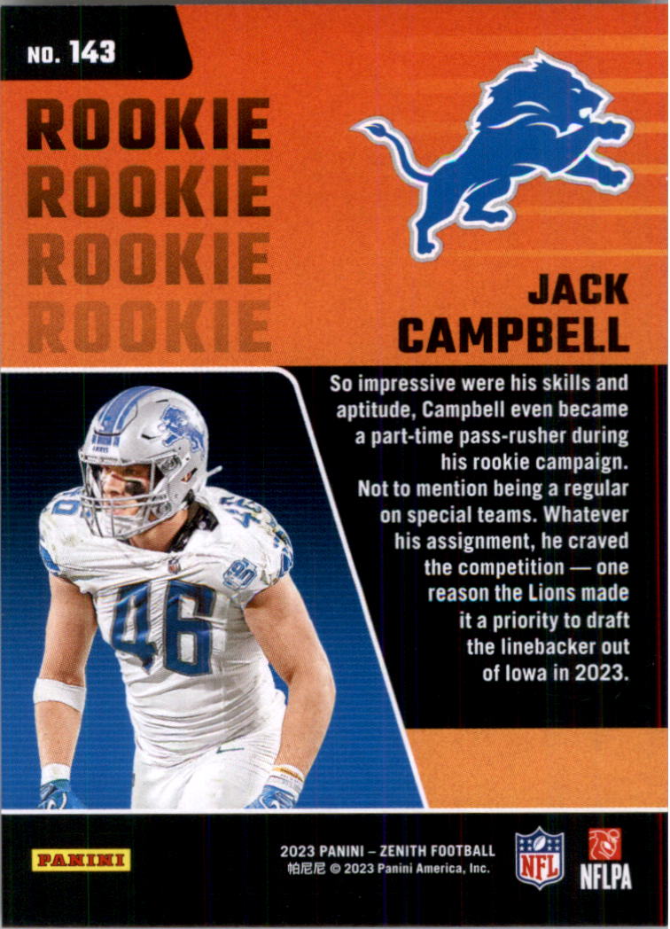 2023 Zenith Football Card Pick (Base)