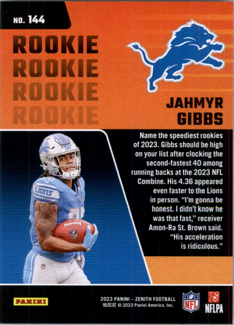 2023 Zenith Football Card Pick (Base)