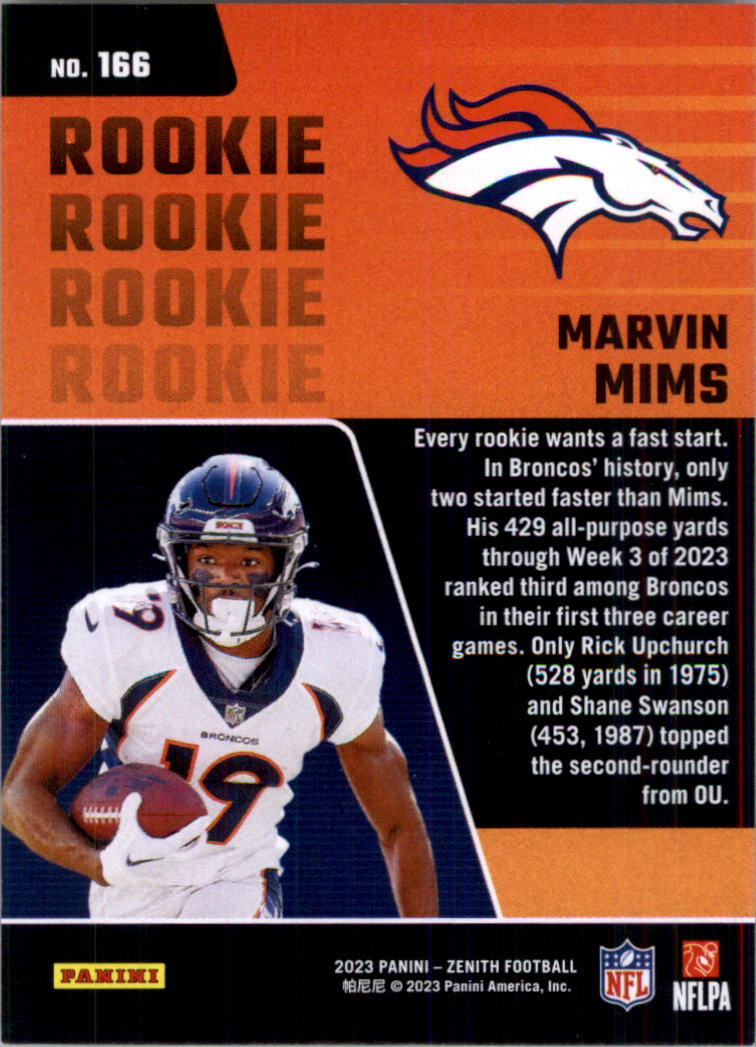 2023 Zenith Football Card Pick (Base)