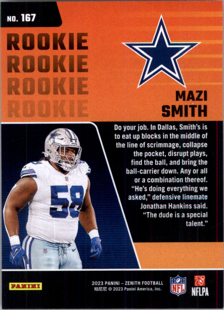 2023 Zenith Football Card Pick (Base)