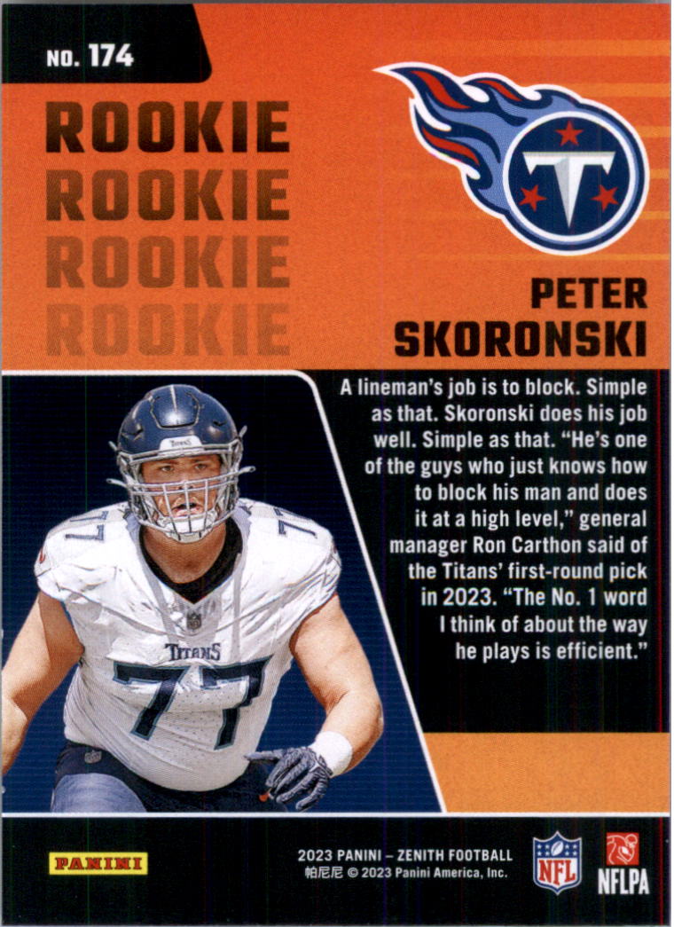 2023 Zenith Football Card Pick (Base)