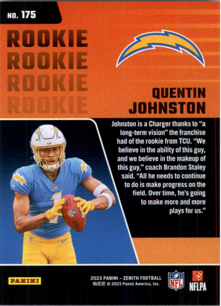 2023 Zenith Football Card Pick (Base)