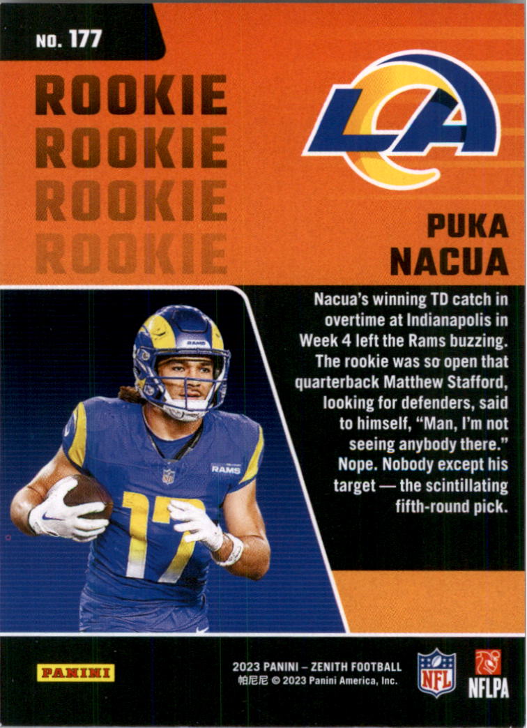 2023 Zenith Football Card Pick (Base)