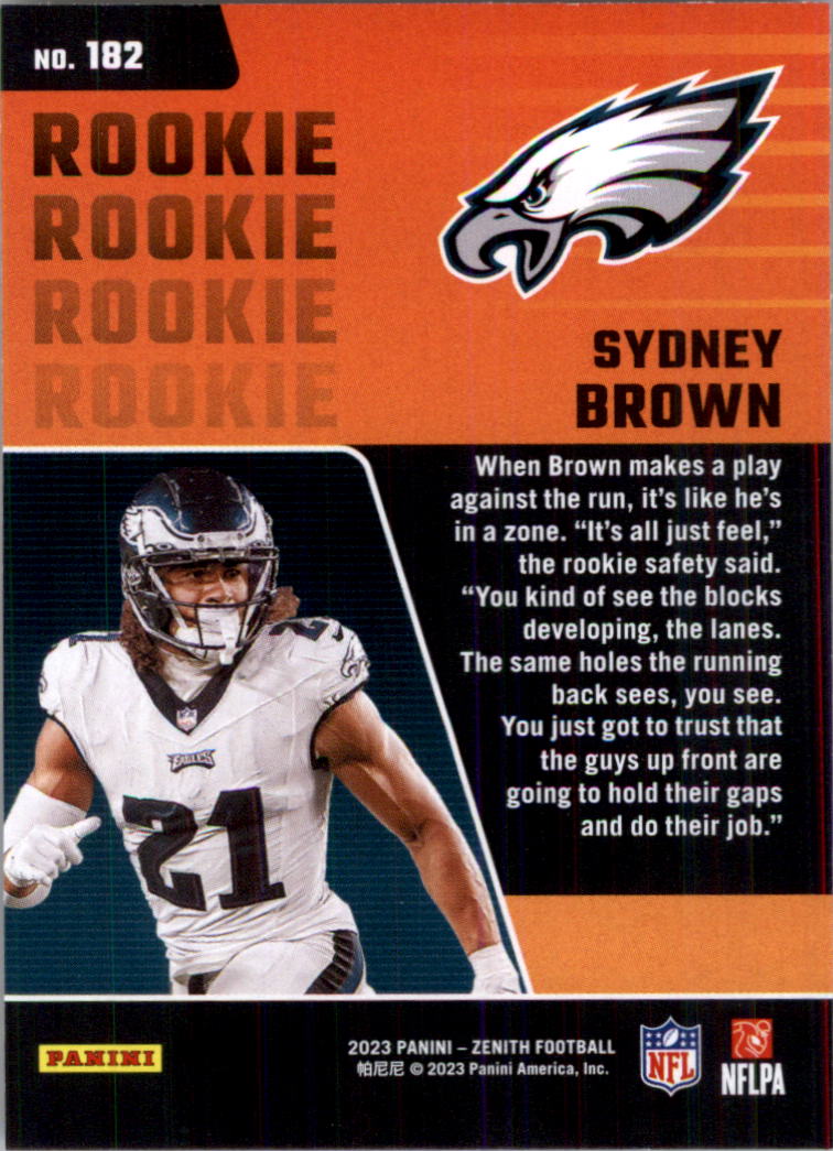 2023 Zenith Football Card Pick (Base)