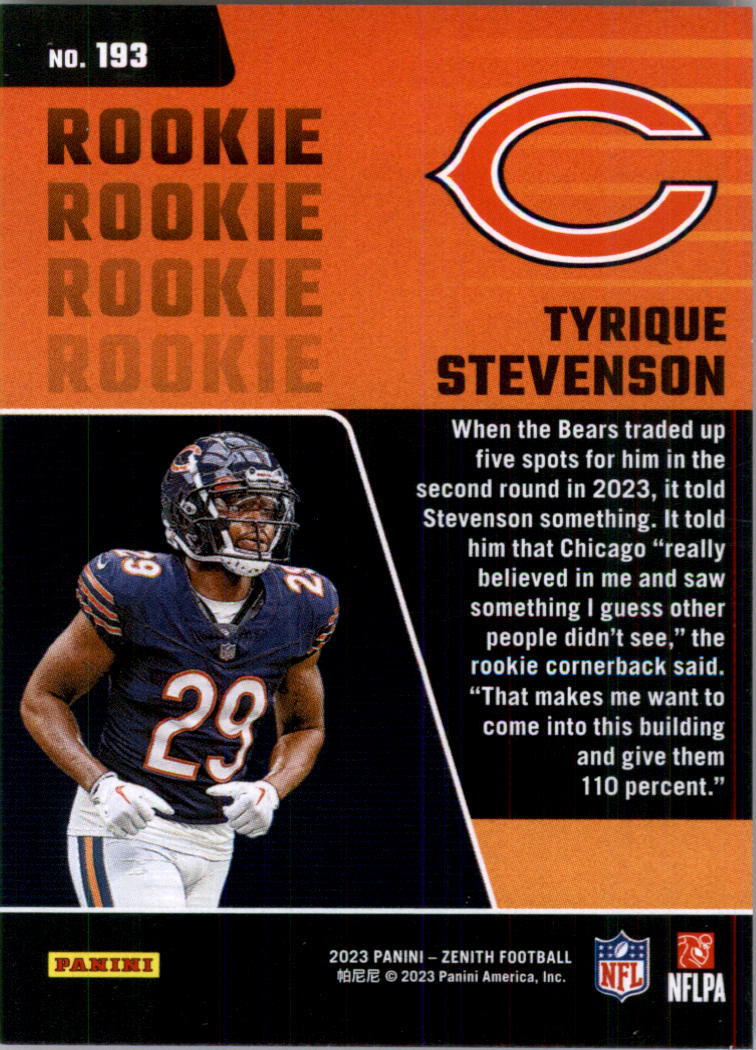 2023 Zenith Football Card Pick (Base)