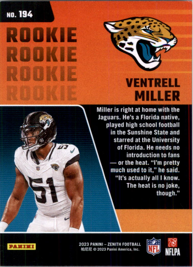 2023 Zenith Football Card Pick (Base)