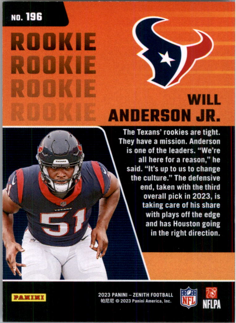 2023 Zenith Football Card Pick (Base)