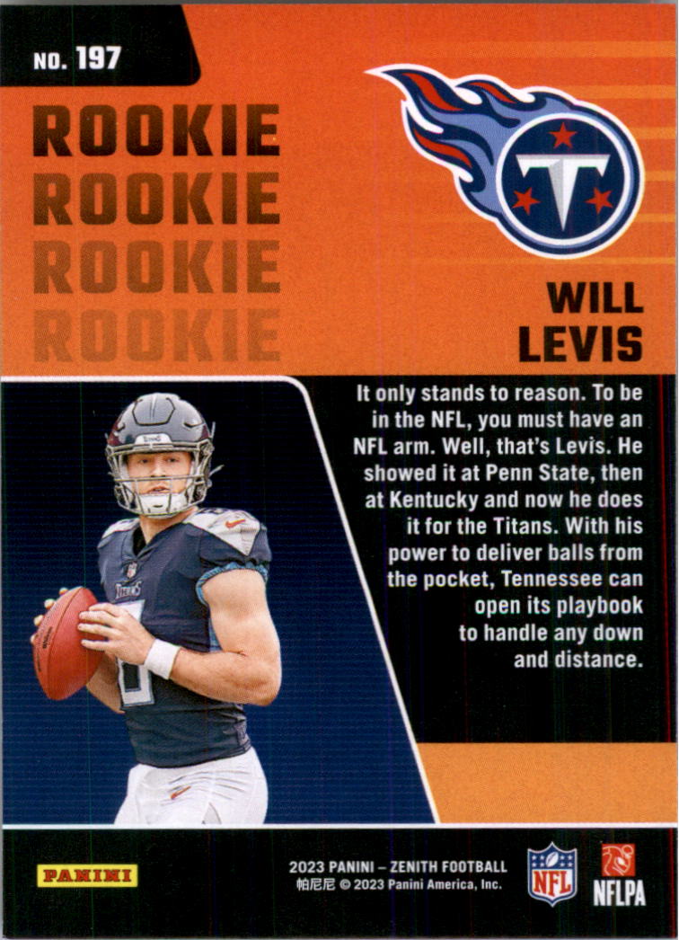 2023 Zenith Football Card Pick (Base)