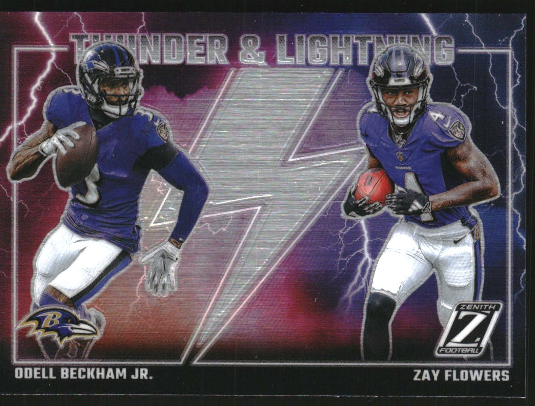 2023 Zenith Thunder and Lightning #2 Odell Beckham Jr./Zay Flowers