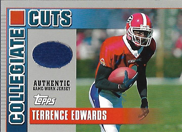 2003 Topps Draft Picks and Prospects Collegiate Cuts #CCTE Terrence Edwards G