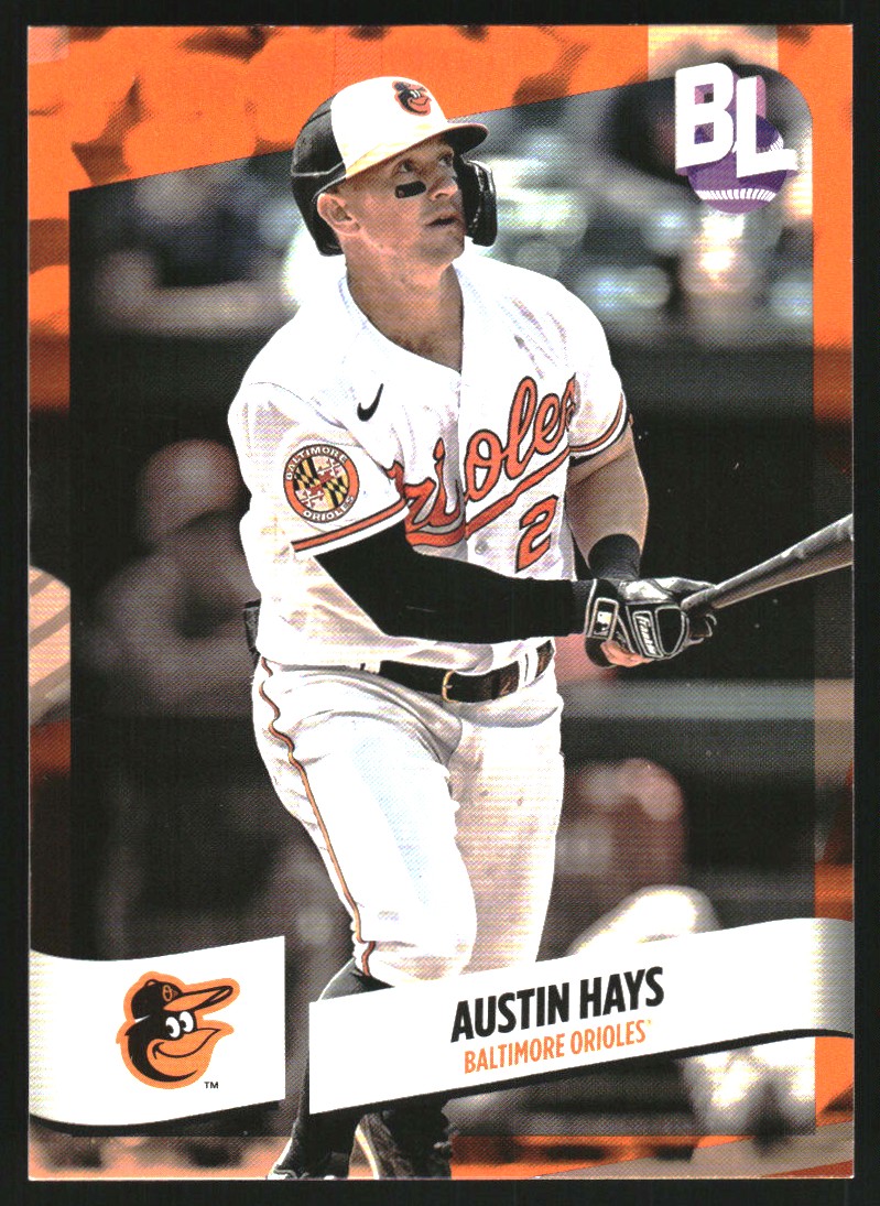 2024 Topps Big League Electric Orange Foil #9 Austin Hays