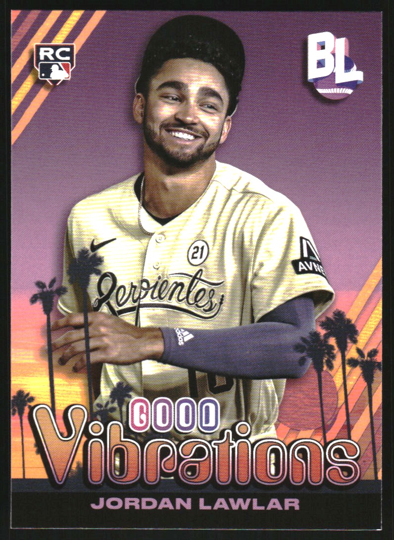 2024 Topps Big League Good Vibrations GV26 Jordan Lawlar NMMT