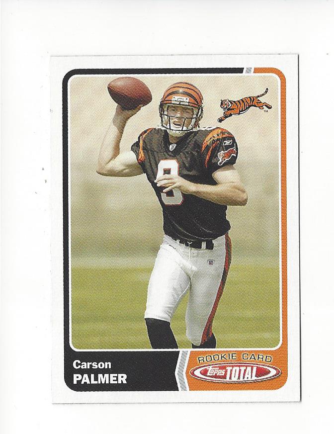 2003 Topps Total #450 Carson Palmer RC