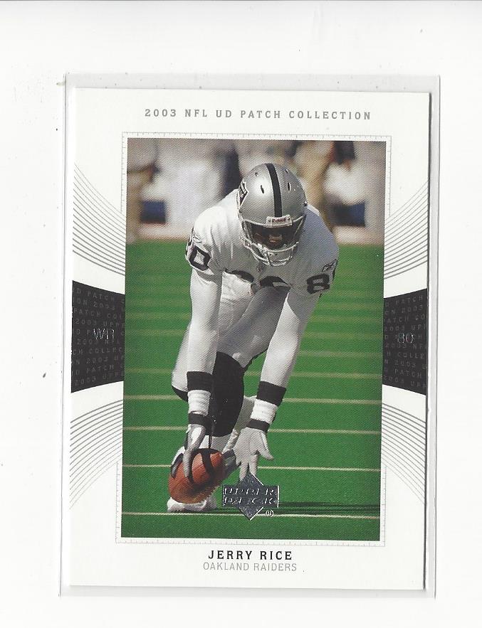 Jerry Rice cards (2000-2022) 49ers Raiders - You Choose - Bild 148 von 227