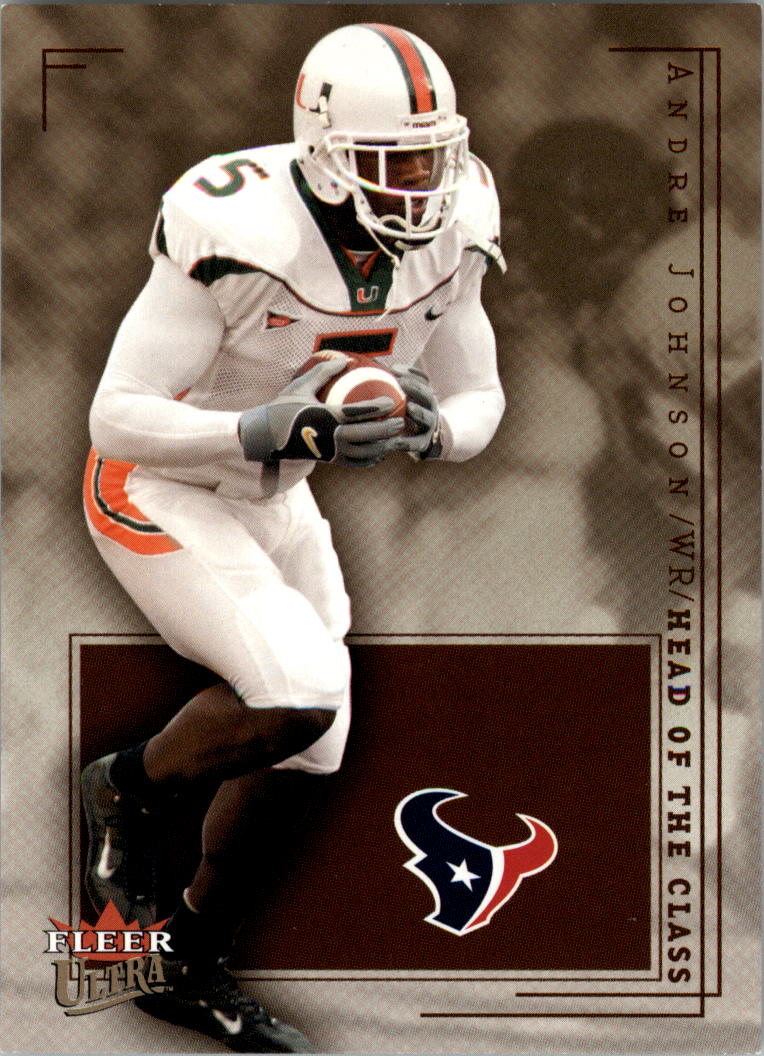 2003 Ultra Head of the Class #4 Andre Johnson