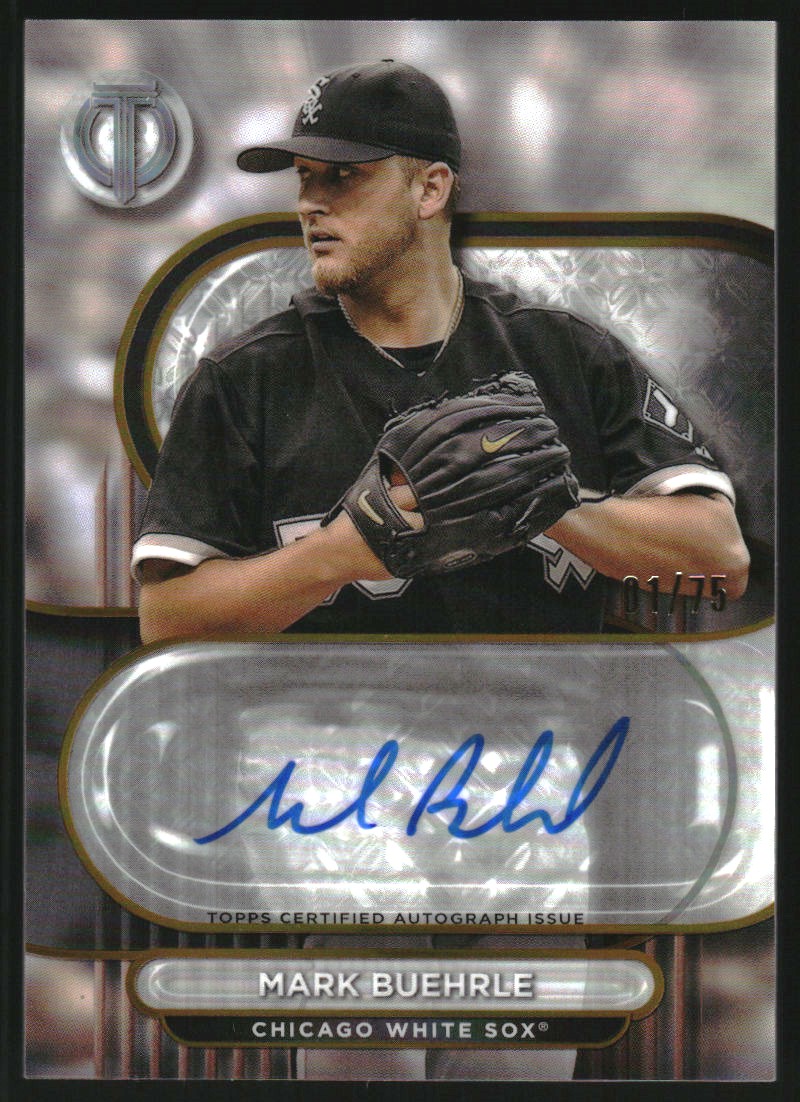 2024 Topps Tribute Autographs Gold #TAMB Mark Buehrle on Fanatics 