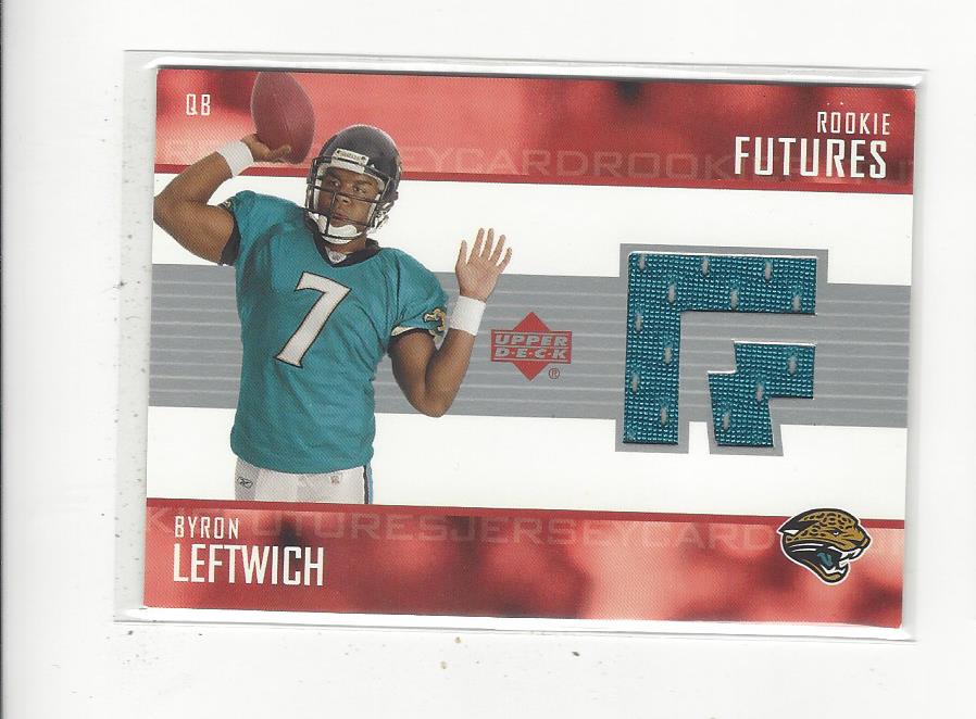 2003 Upper Deck Rookie Future Jerseys #RFBL Byron Leftwich