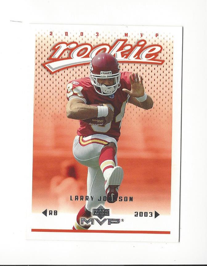 2003 Upper Deck MVP #352 Larry Johnson RC