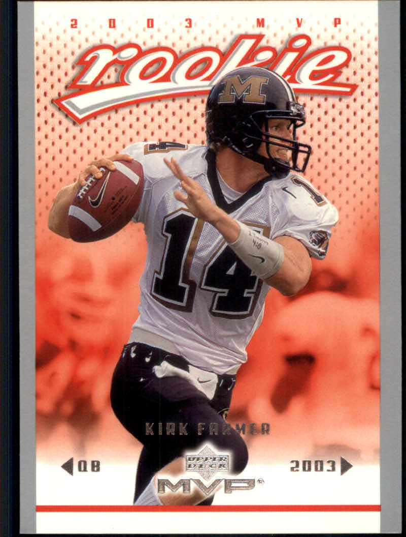 Tarjetas paralelas "plateadas" de fútbol americano MVP (cubierta superior) 2003 - Imagen 12 de 13