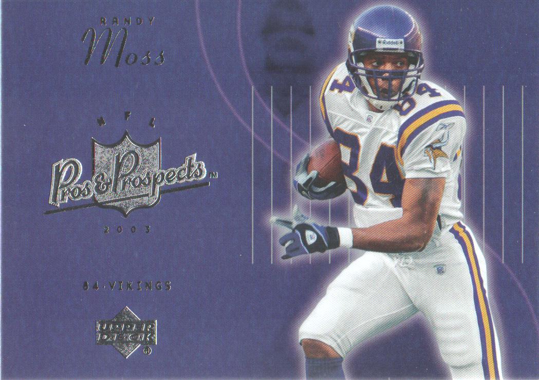 2003 Upper Deck Pros and Prospects #49 Randy Moss