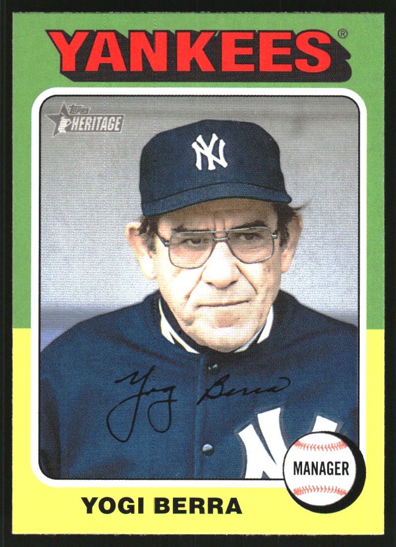 2024 Topps Heritage 123 Yogi Berra MGR NMMT