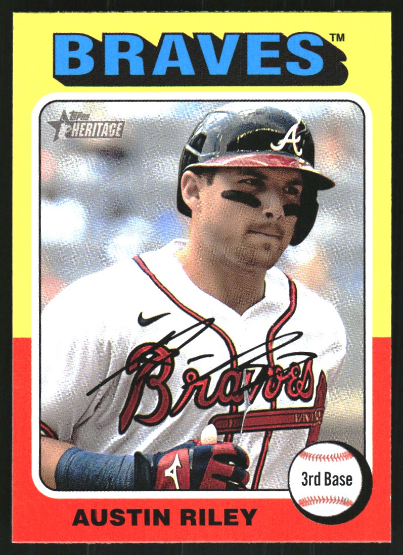 2024 Topps Heritage #431 Austin Riley on Fanatics Collect