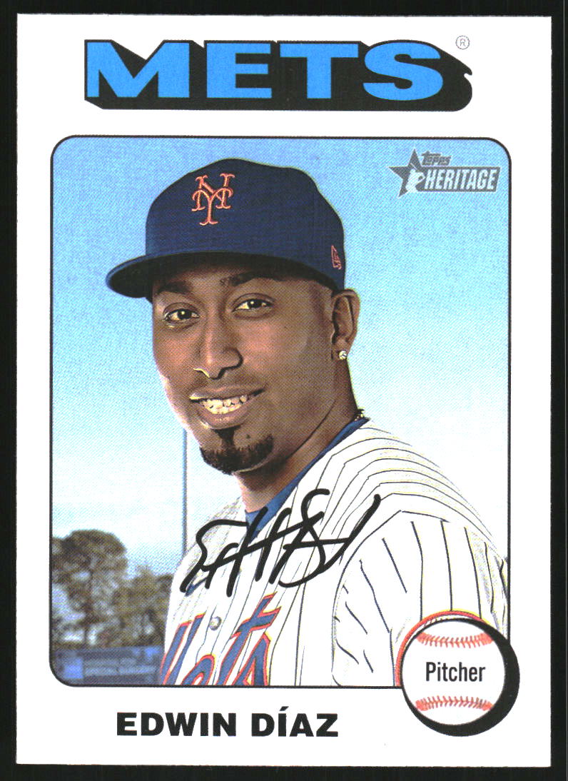 2024 Topps Heritage White Border #257 Edwin Diaz
