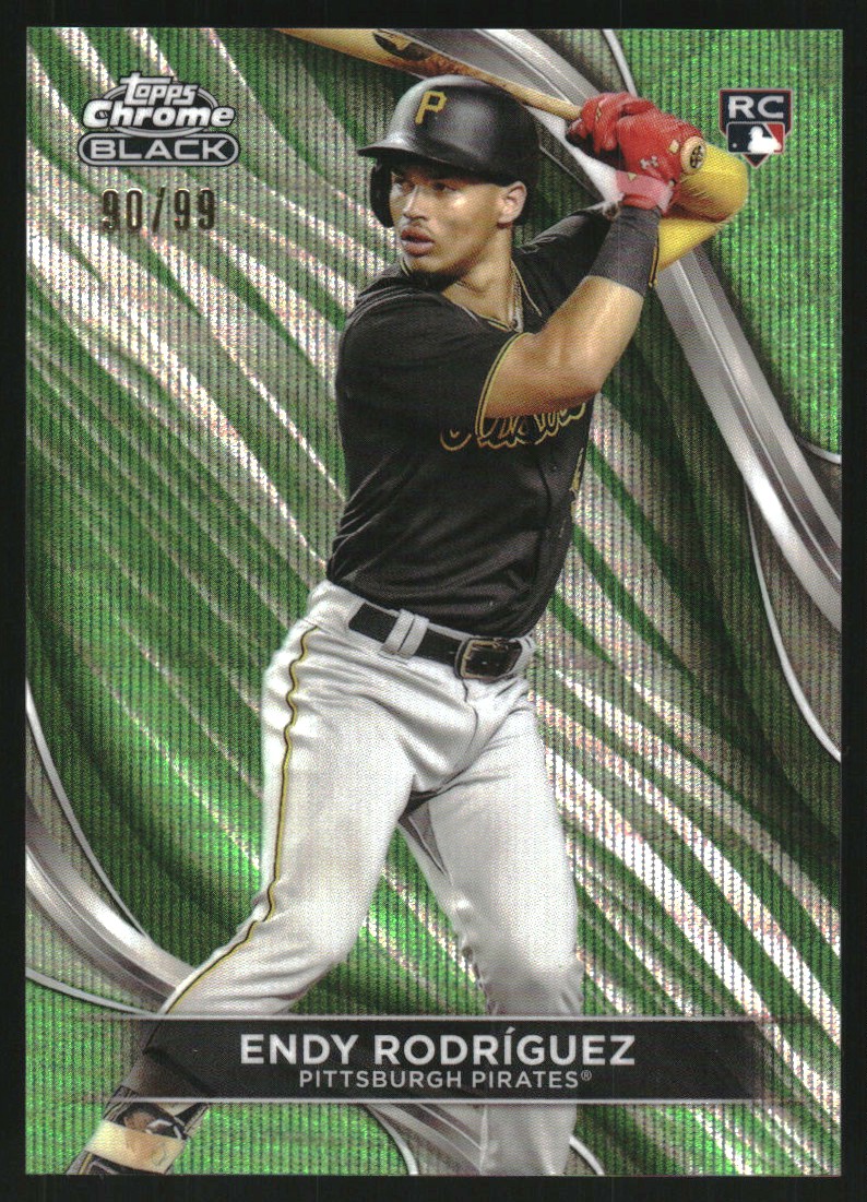 2024 Topps Chrome Black Green Wave Refractors #25 Endy Rodriguez