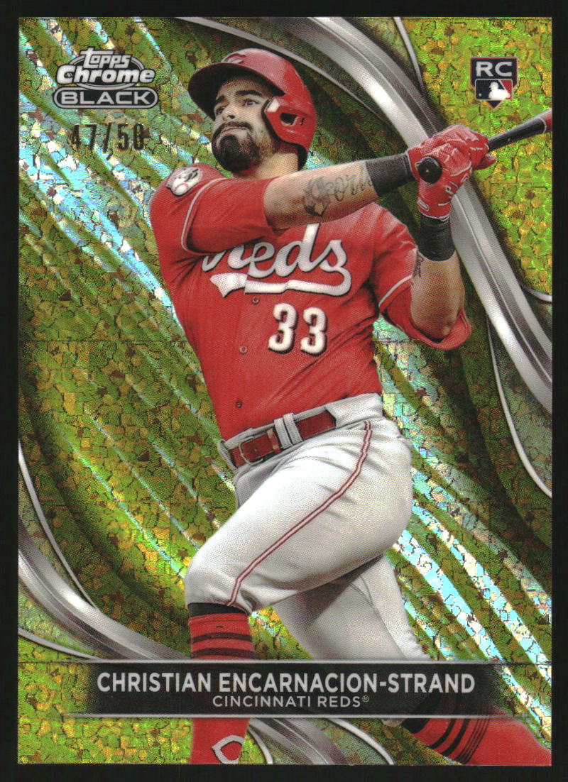 2024 Topps Chrome Logofractor Gold Christian Encarnacion-Strand RC