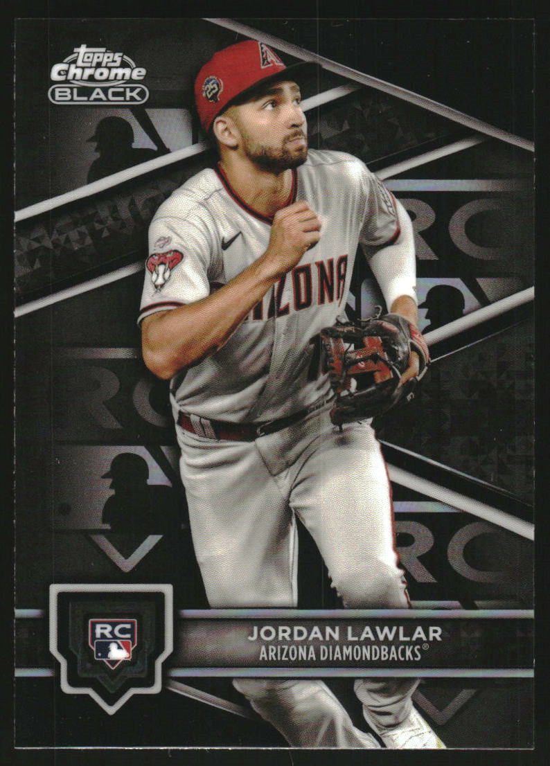 2024 Topps Chrome Black Rookie Design Variations #3 Jordan Lawlar