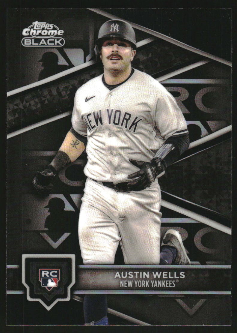2024 Topps Chrome Black Rookie Design Variations #8 Austin Wells