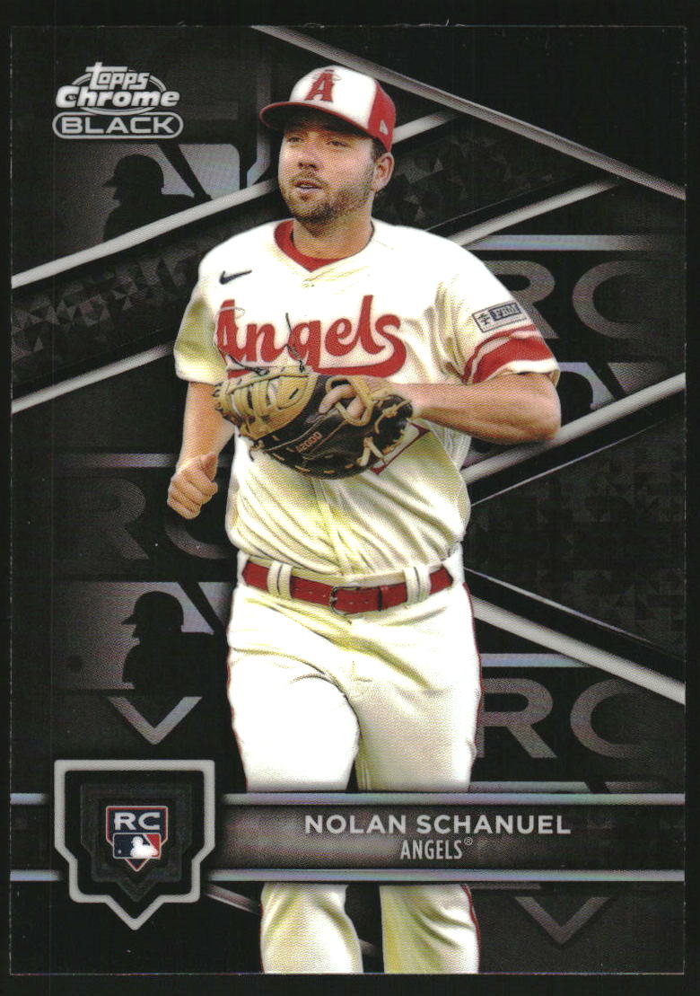 2024 Topps Chrome Black Rookie Design Variations #75 Nolan Schanuel