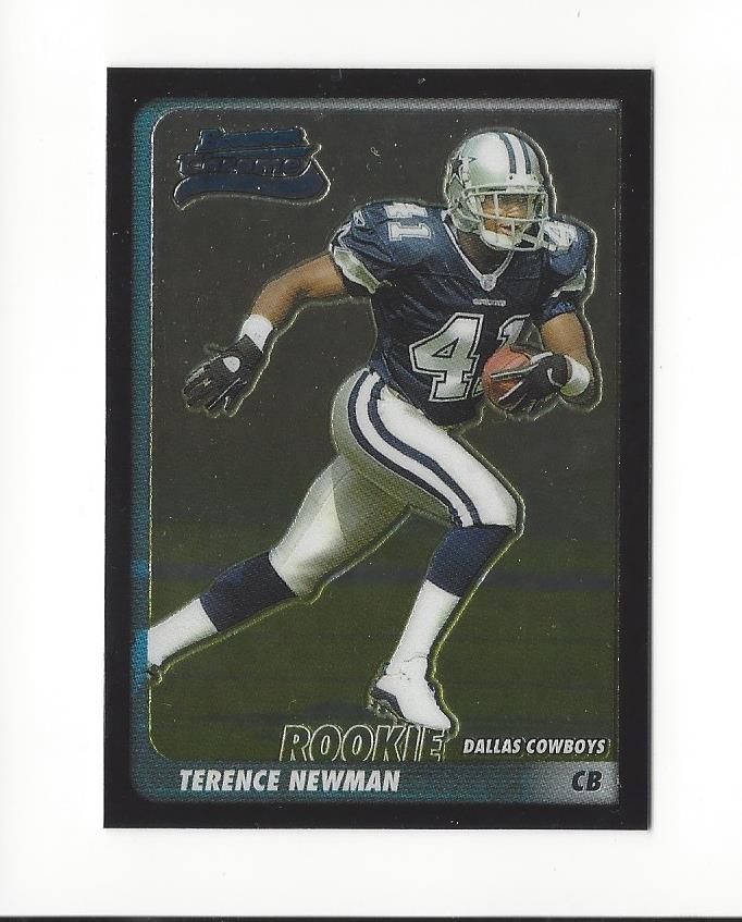 2003 Bowman Chrome #114 Terence Newman RC
