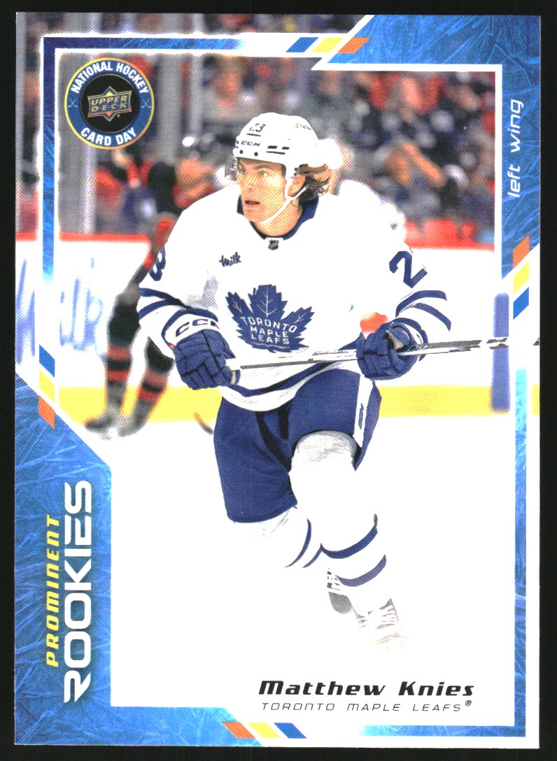 2023-24 Upper Deck National Hockey Card Day #NHCD5 Matthew Knies PR