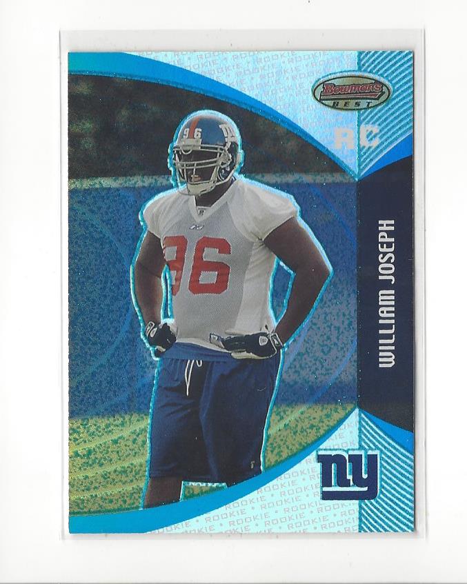 2003 Bowman's Best Blue #82 William Joseph