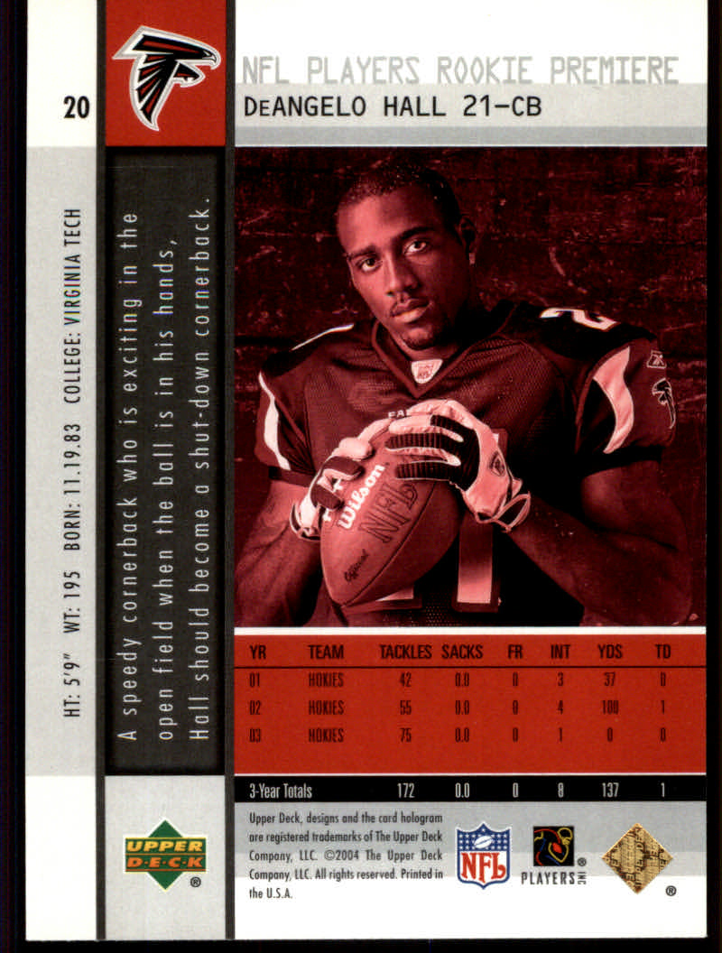 2004 Upper Deck Rookie Premiere Football "Gold" Parallel Cards - Picture 11 of 11