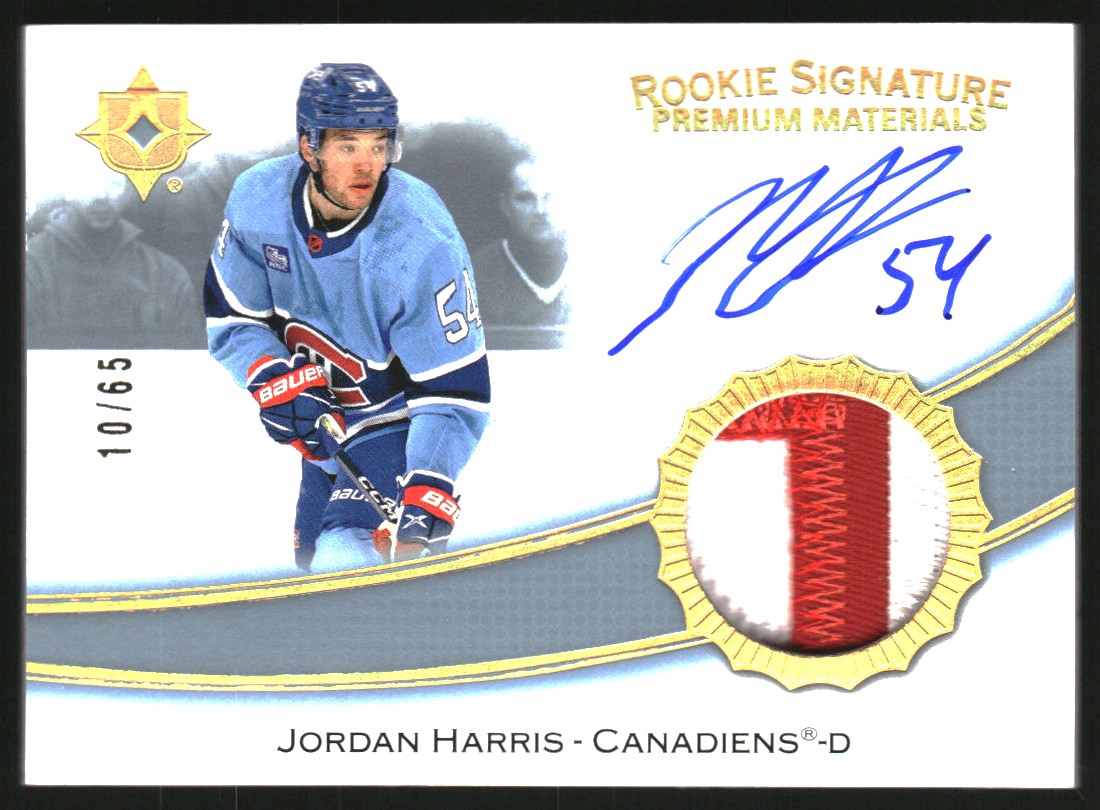 2022-23 Ultimate Collection Rookie Signature Premium Materials #RSPJH Jordan Harris/65