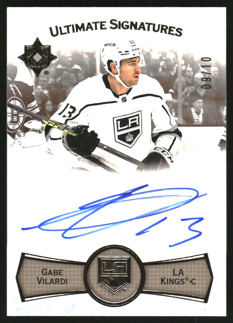 2022-23 Ultimate Collection Ultimate Signatures Gold #USGV Gabe Vilardi