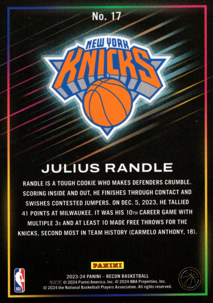 2023-24 Panini Recon Basketball Card Pick (Base)