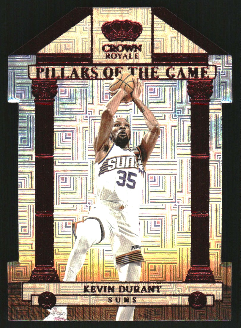 2023-24 Crown Royale Pillars of the Game International Red #9 Kevin Durant