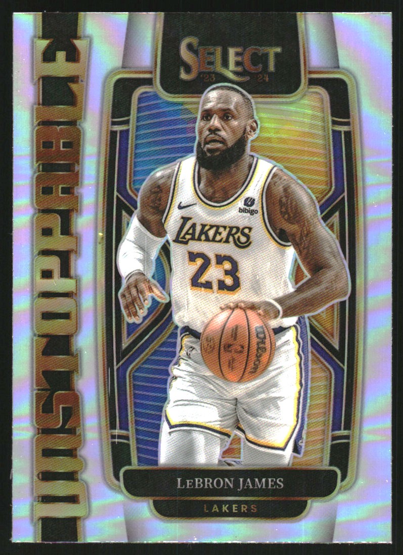 2023 Panini Select Basketball Silver LeBron James #14