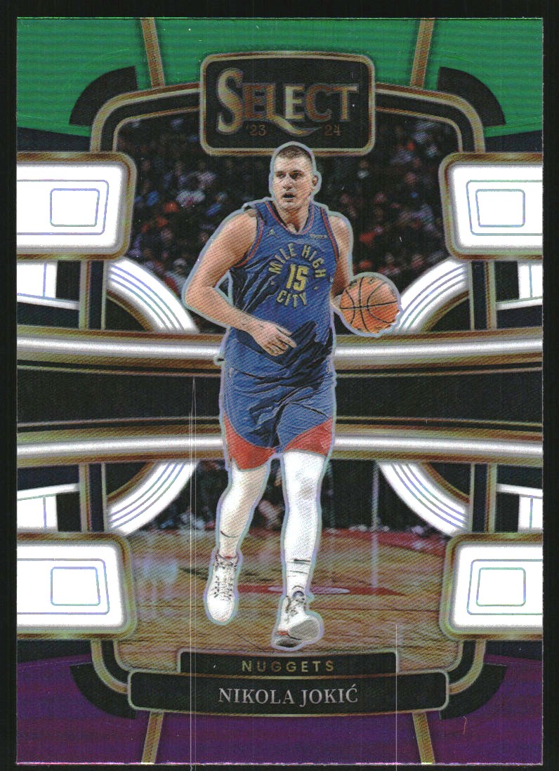 2023-24 Select Prizms Green White Purple #32 Nikola Jokic